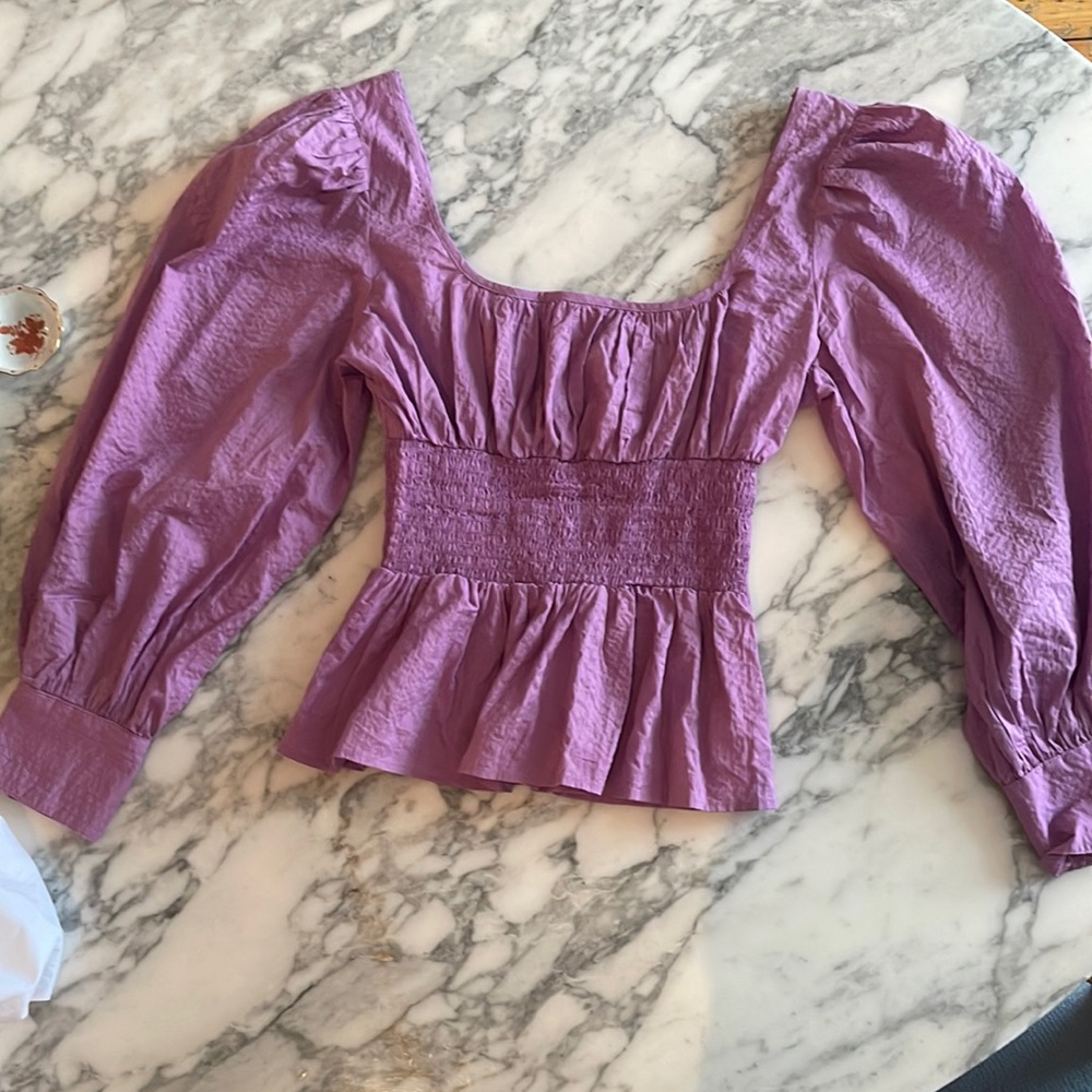 Ciao Lucia Purple Colombo Top, Size M